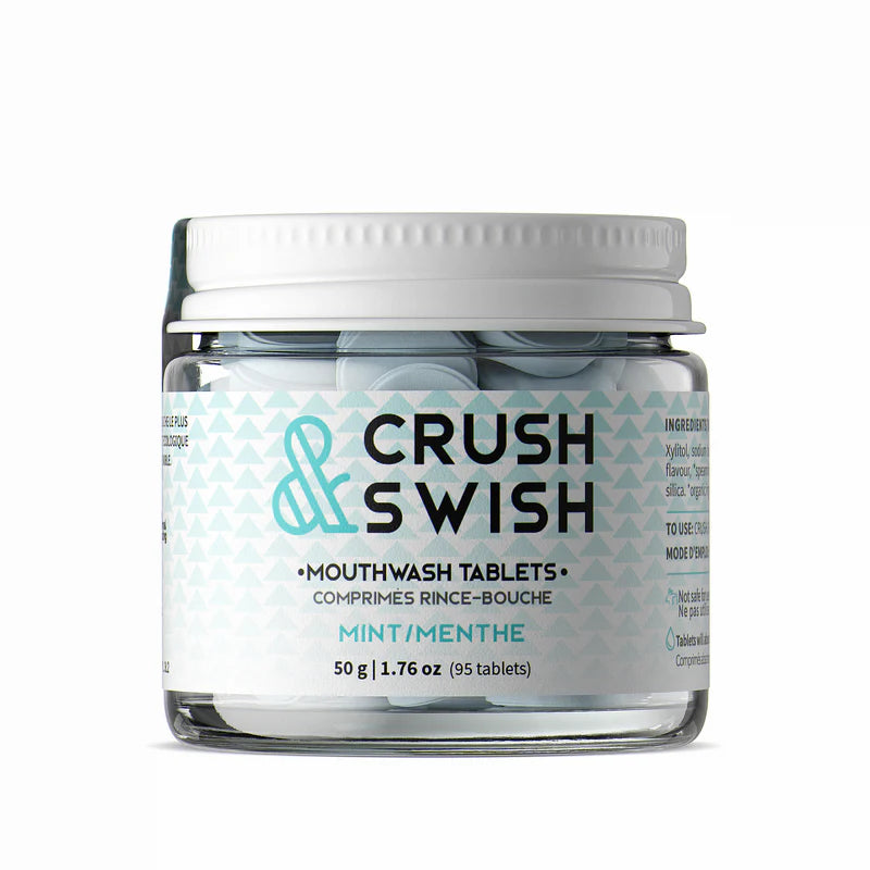 Crush & Swish Mint Mouthwash Tablets 50g