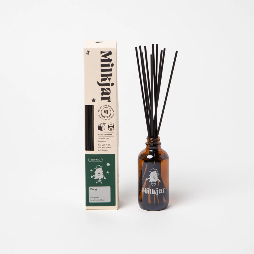 Milk Jar Holiday Reed Diffusers