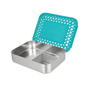 LunchBots Large Trio Stainless Steel 3 Compartment Bento Box