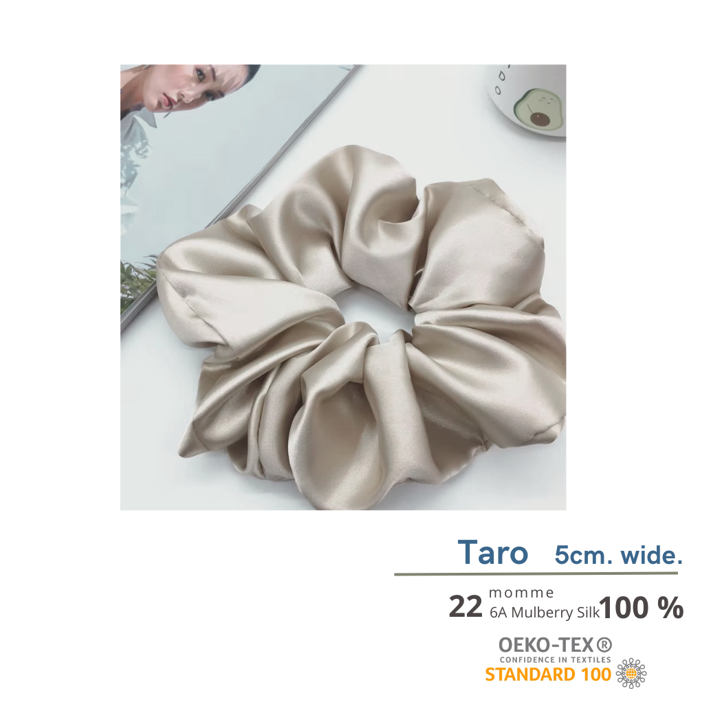 Taro Silk Hair Scrunchie Canada