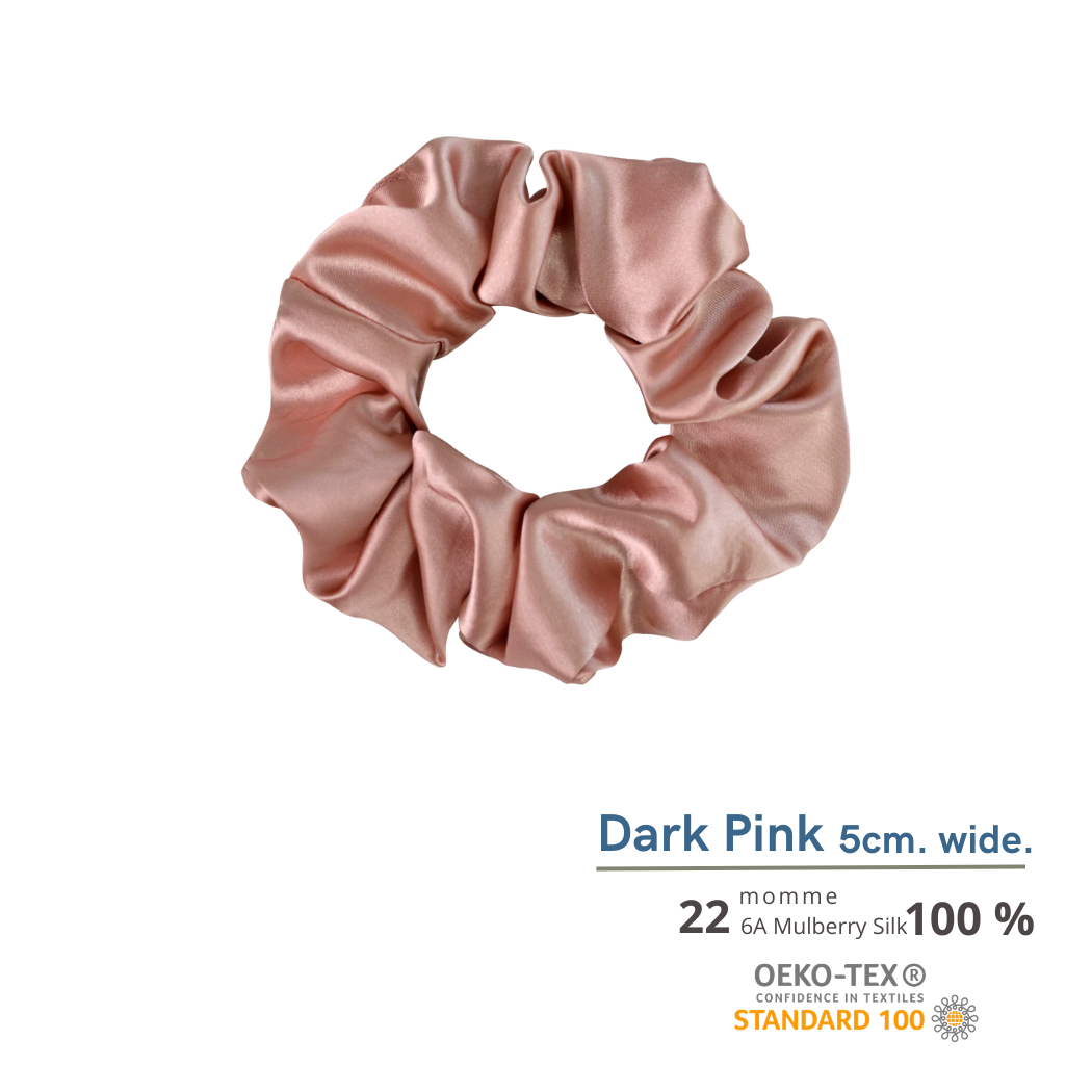 Dark Pink Scrunchie