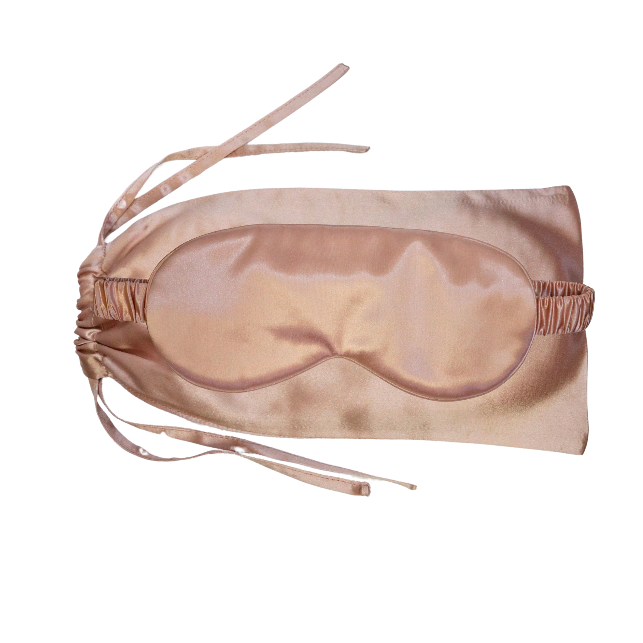 Pink Silk Eye Mask