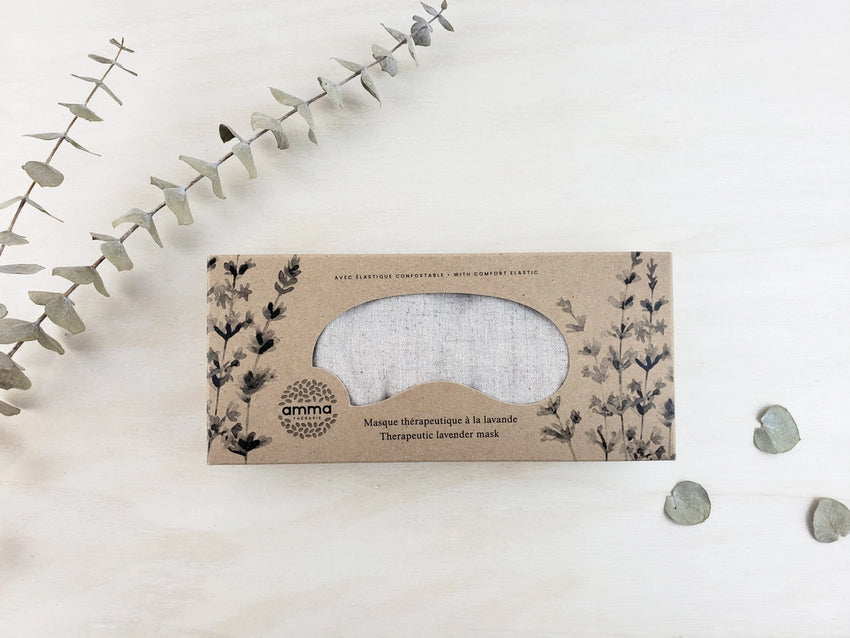 Therapeutic Lavender Eye Mask (Organic Cotton)