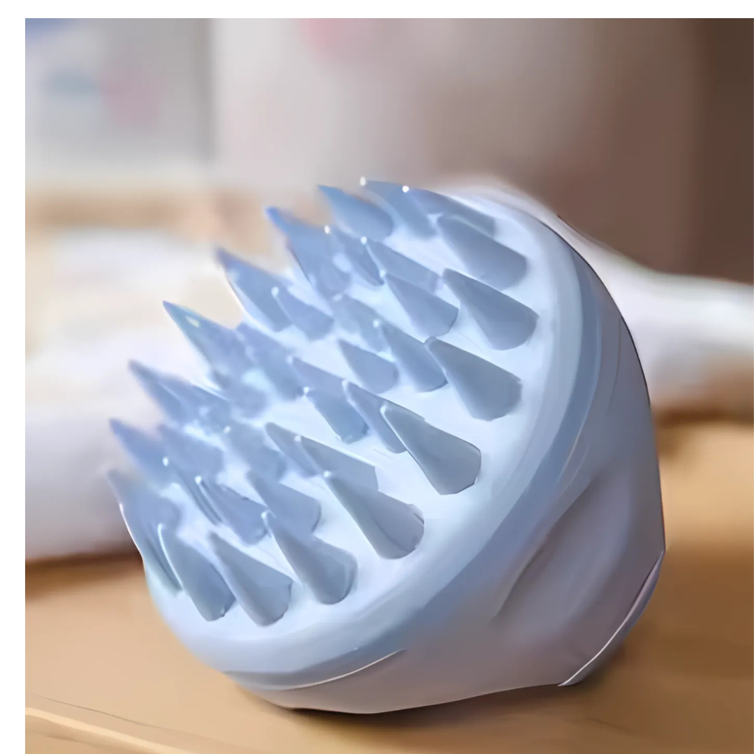 Scalp Scrubber with Soft Silicone Bristles