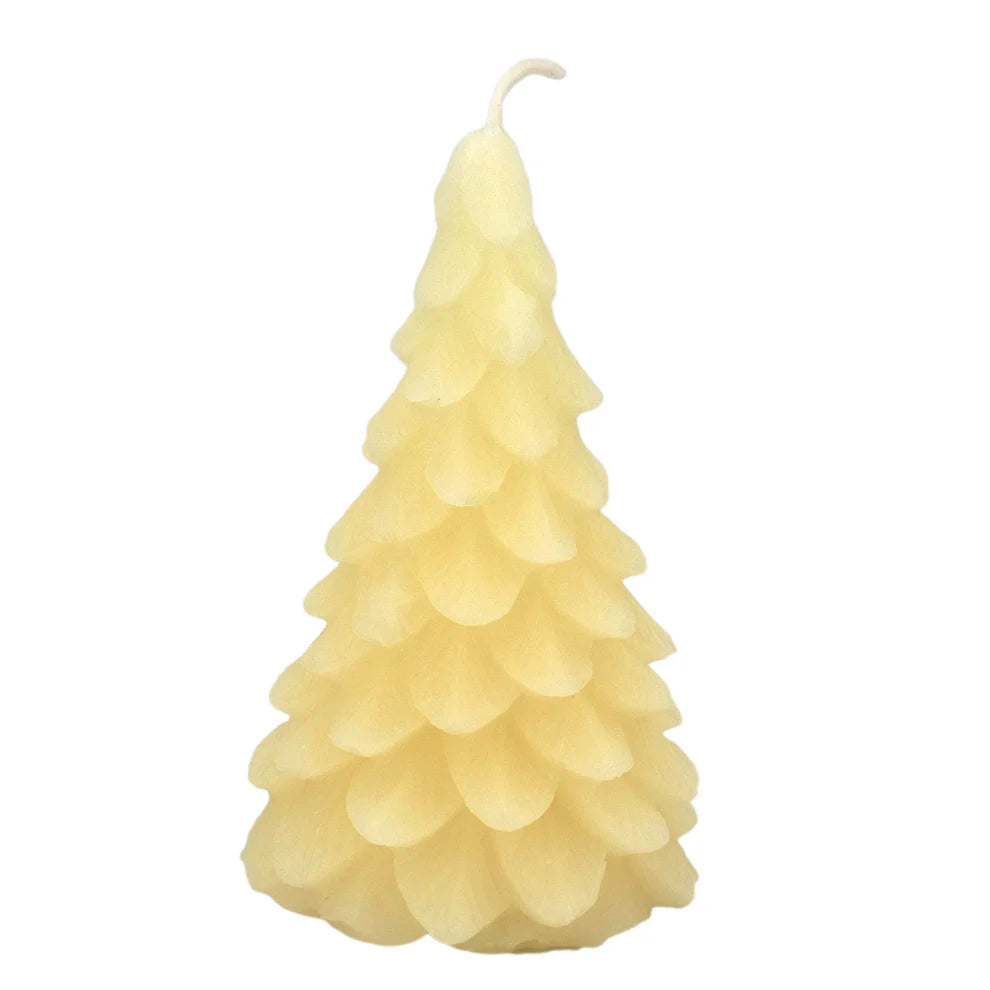 Yule Tree Beeswax Candle