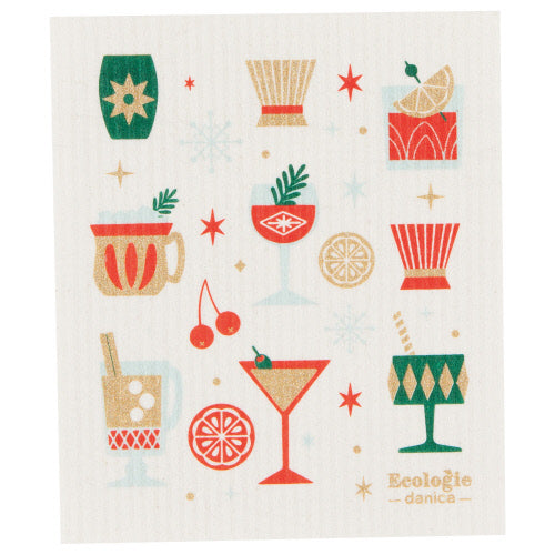 Holiday Swedish Dish Towel