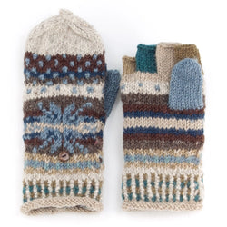 Lost Horizons Women's Wool Knit Mittens