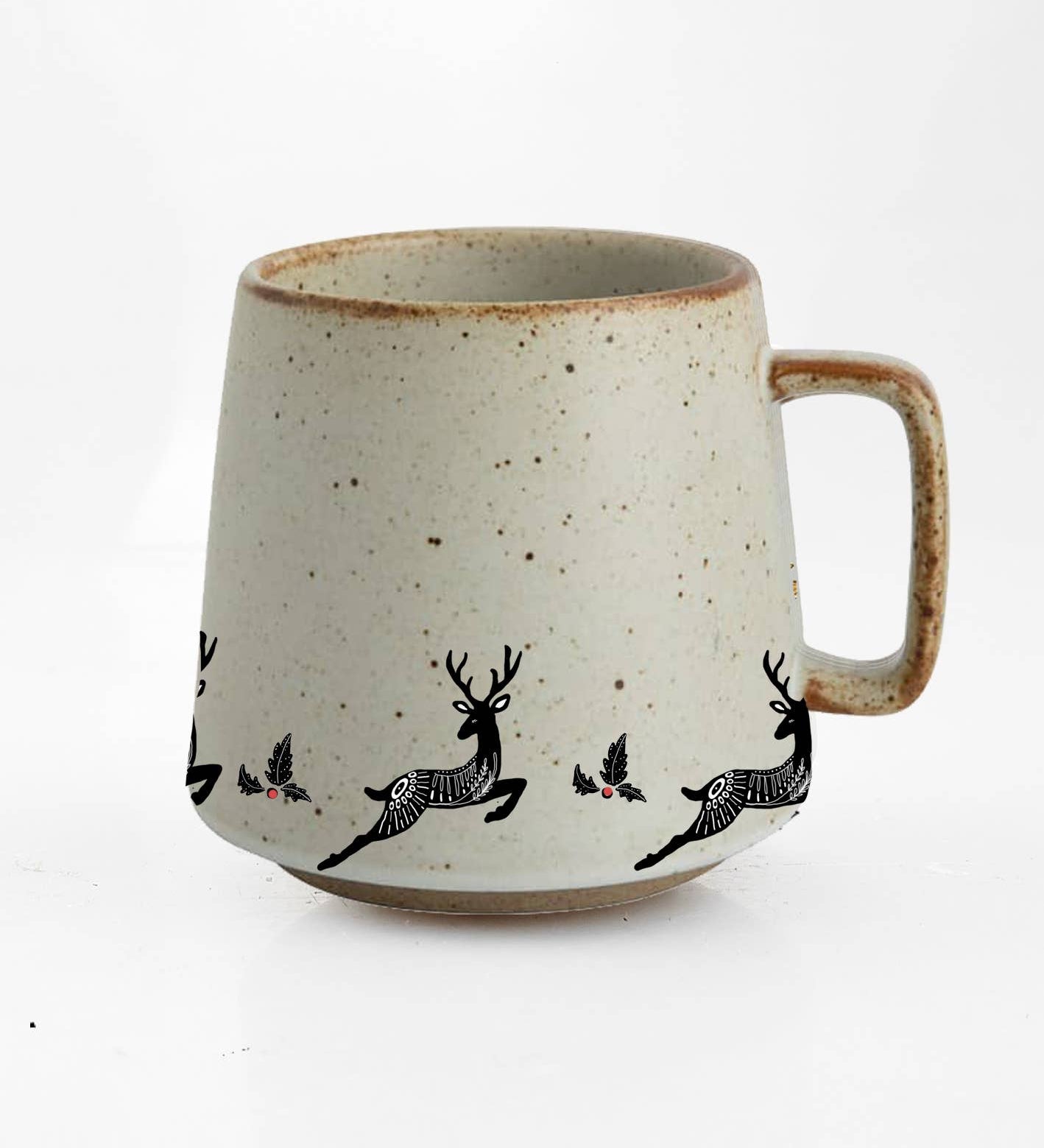 Christmas Stoneware Mugs