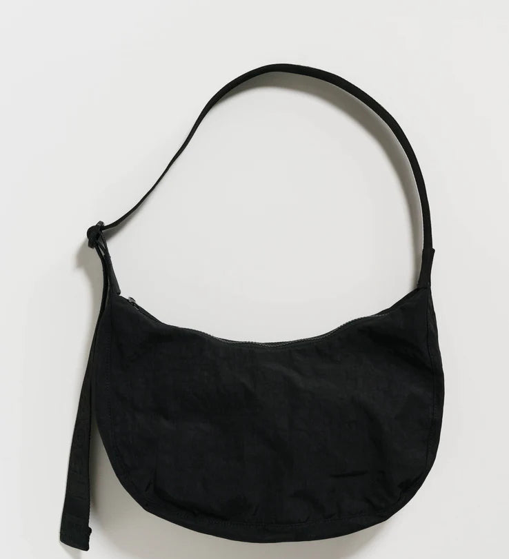 Medium Nylon Crescent Bag