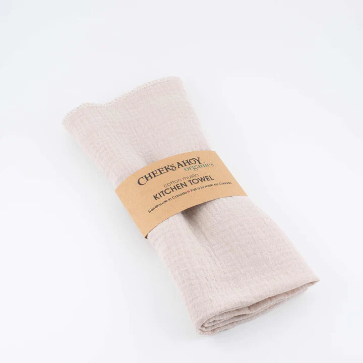 Cheeks Ahoy Organic Cotton Muslin Kitchen Towel