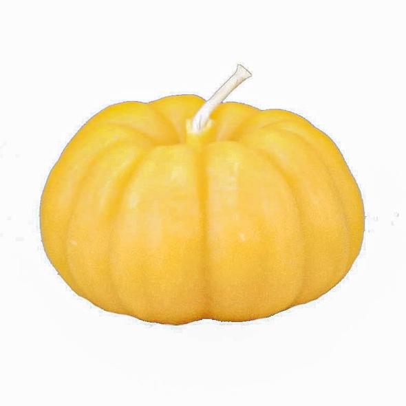 Large Pumpkin Beeswax Candle