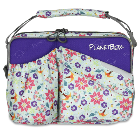 PlanetBox 5268305 Tutti Frutti Insulated Lunch Bag, 9 x 12 x 2.5 inches,  Purple