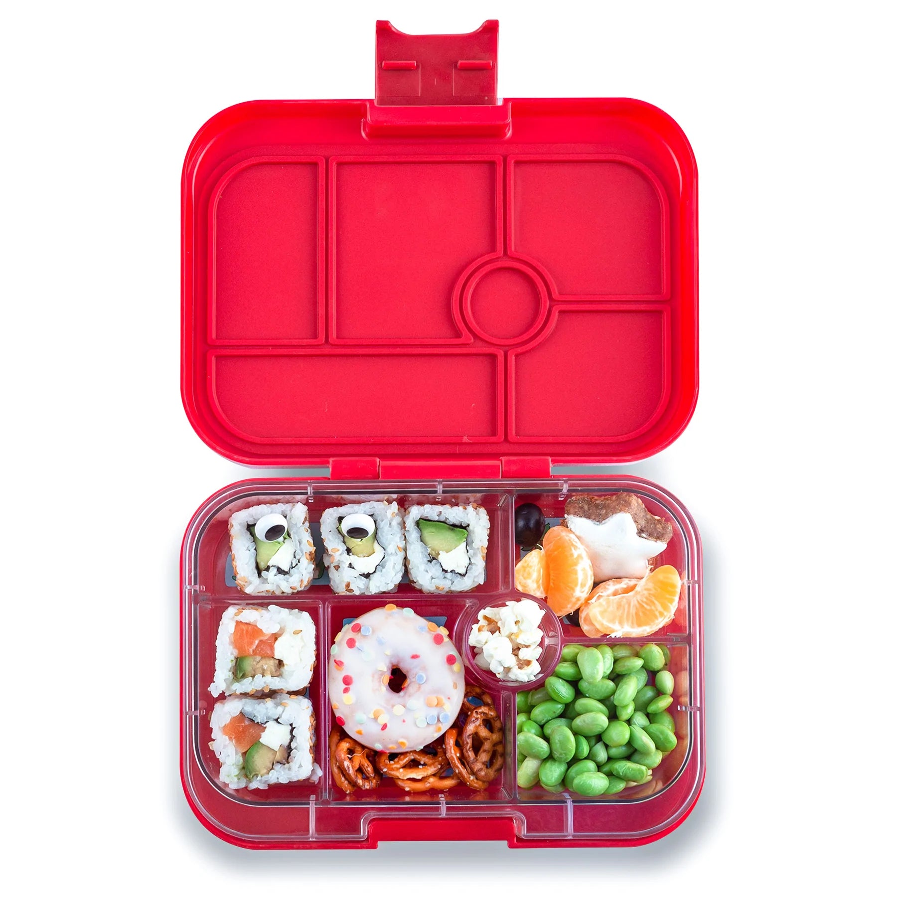 YumBox Original Bento Lunch Box, Hello Green