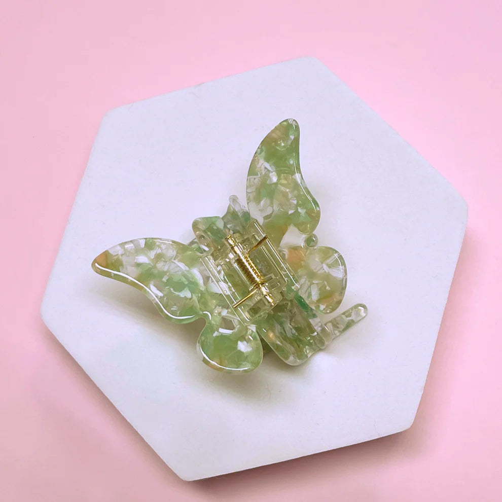 Crystal Butterfly Claw Hair Clip – Kawaii Babe
